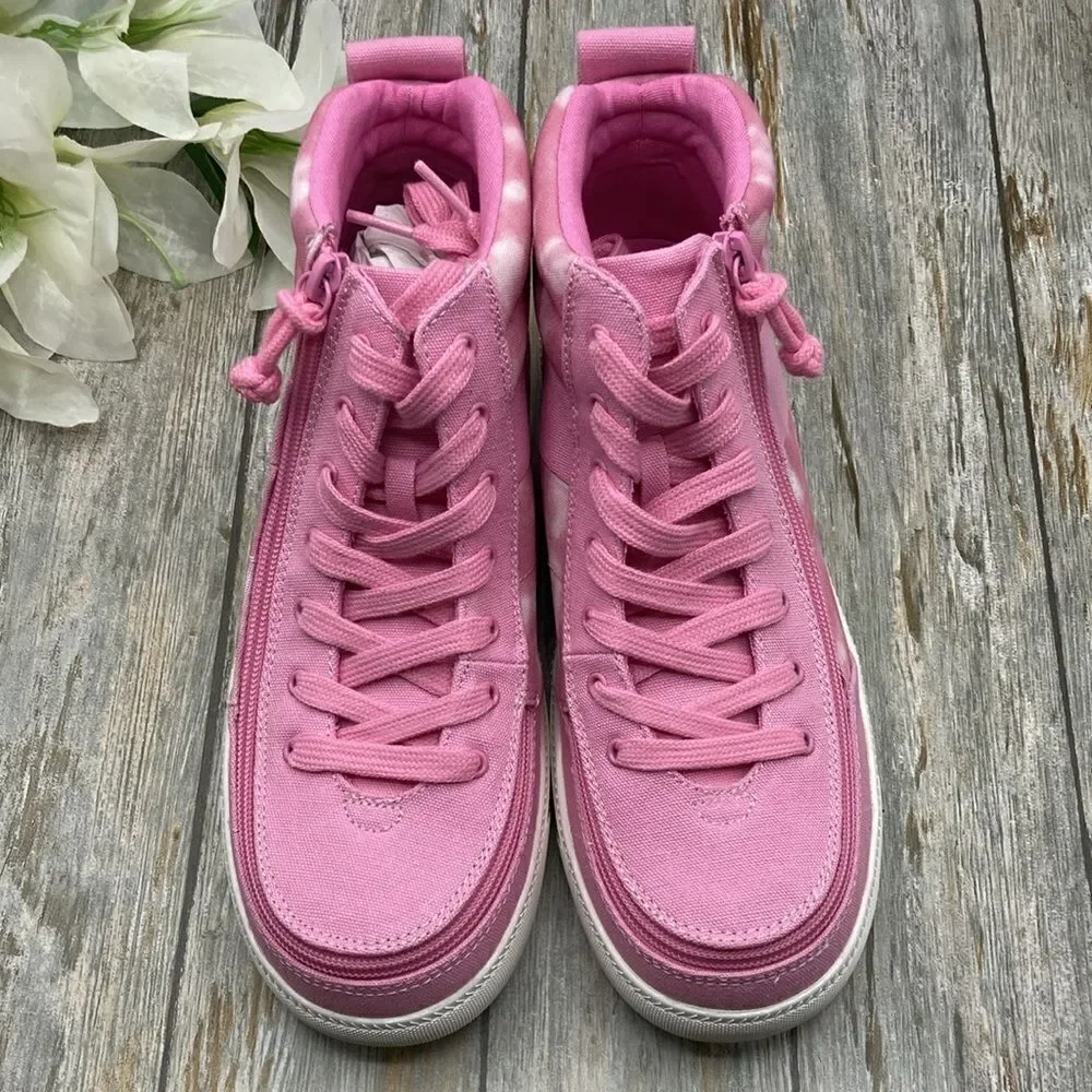 BILLY Footwear Street Girls' Tie Dye Hightop Shoes Sneakers Size 7